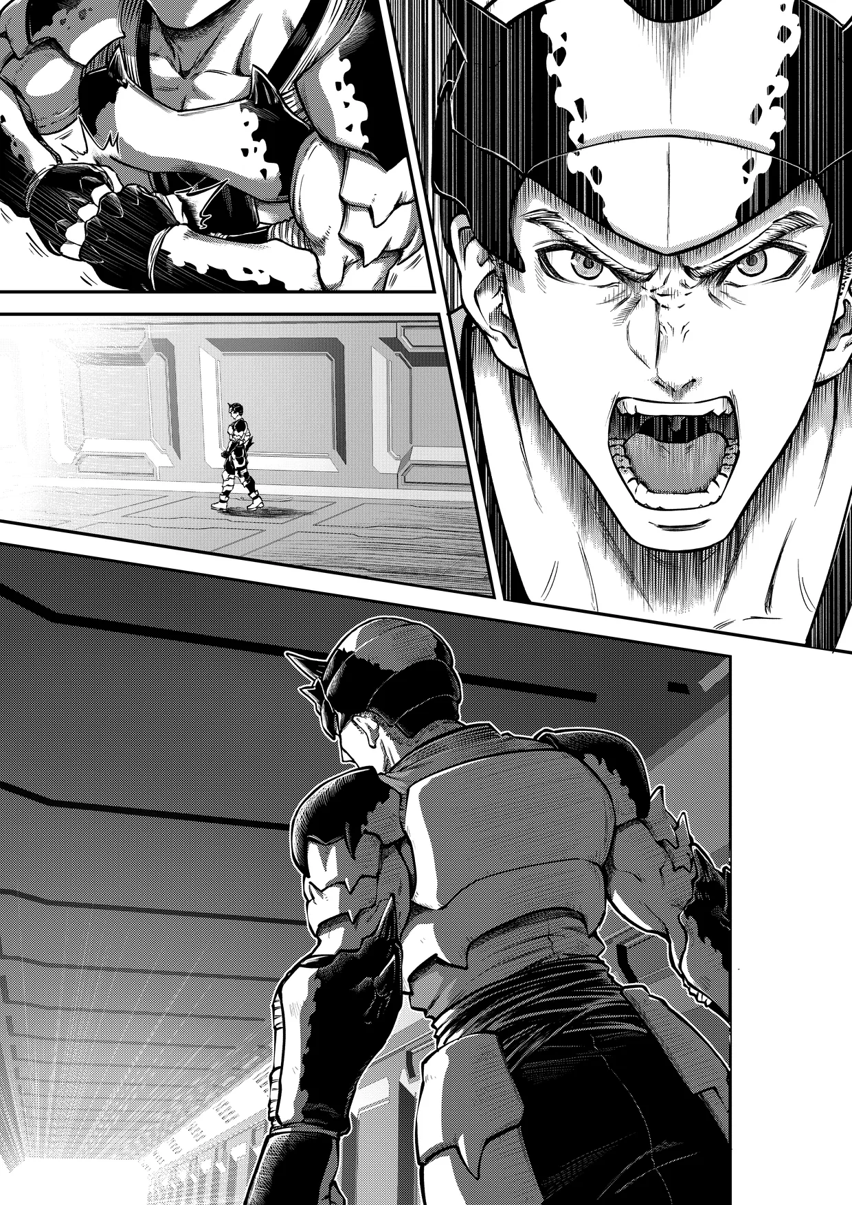 Page 3: Orion enters the stadium for the Giga Tournament